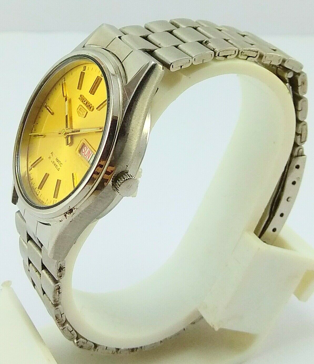 VINTAGE SEIKO 7S26-0070 AUTOMATIC 21JEWELS 37mm MEN'S JAPAN MADE
