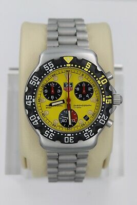 Tag Heuer CA1213.BA0493 Yellow Formula 1 Chronograph Watch Men