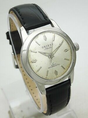 Vintage Orient Starlet 17J Hand Winding Stainless Steel Japan