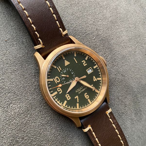 [WTS] Aquatico Bronze Blue Angels Green Dial WatchCharts