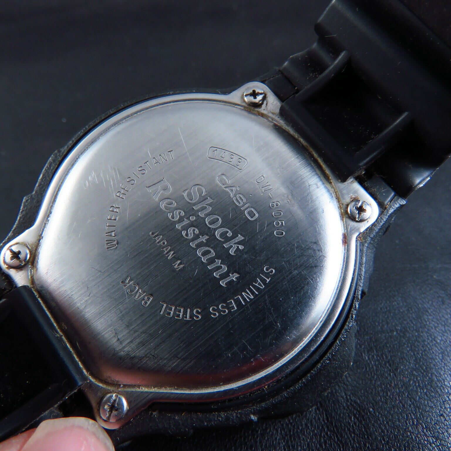 CASIO G-SHOCK ブラックDW-8050 スロット Vintage Casio G-Shock DW-8050 SLOT JACKPOT A.K.A. GUNDAM