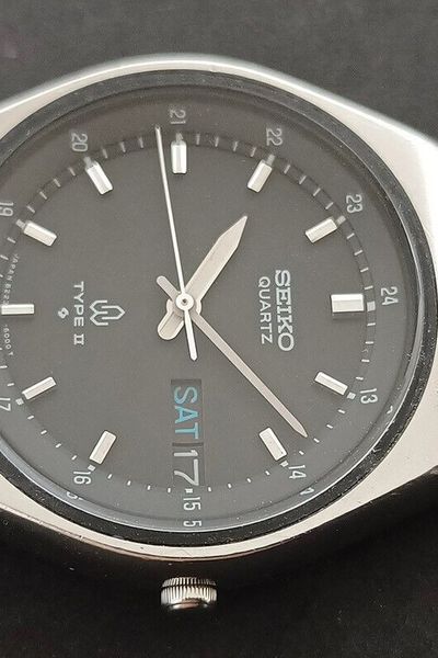 SEIKO Type II 8223-6000 ブラック シルバー\