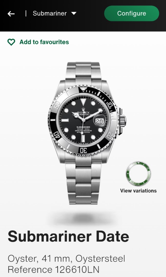 ROLEX SUBMARINER DATE WatchCharts Marketplace