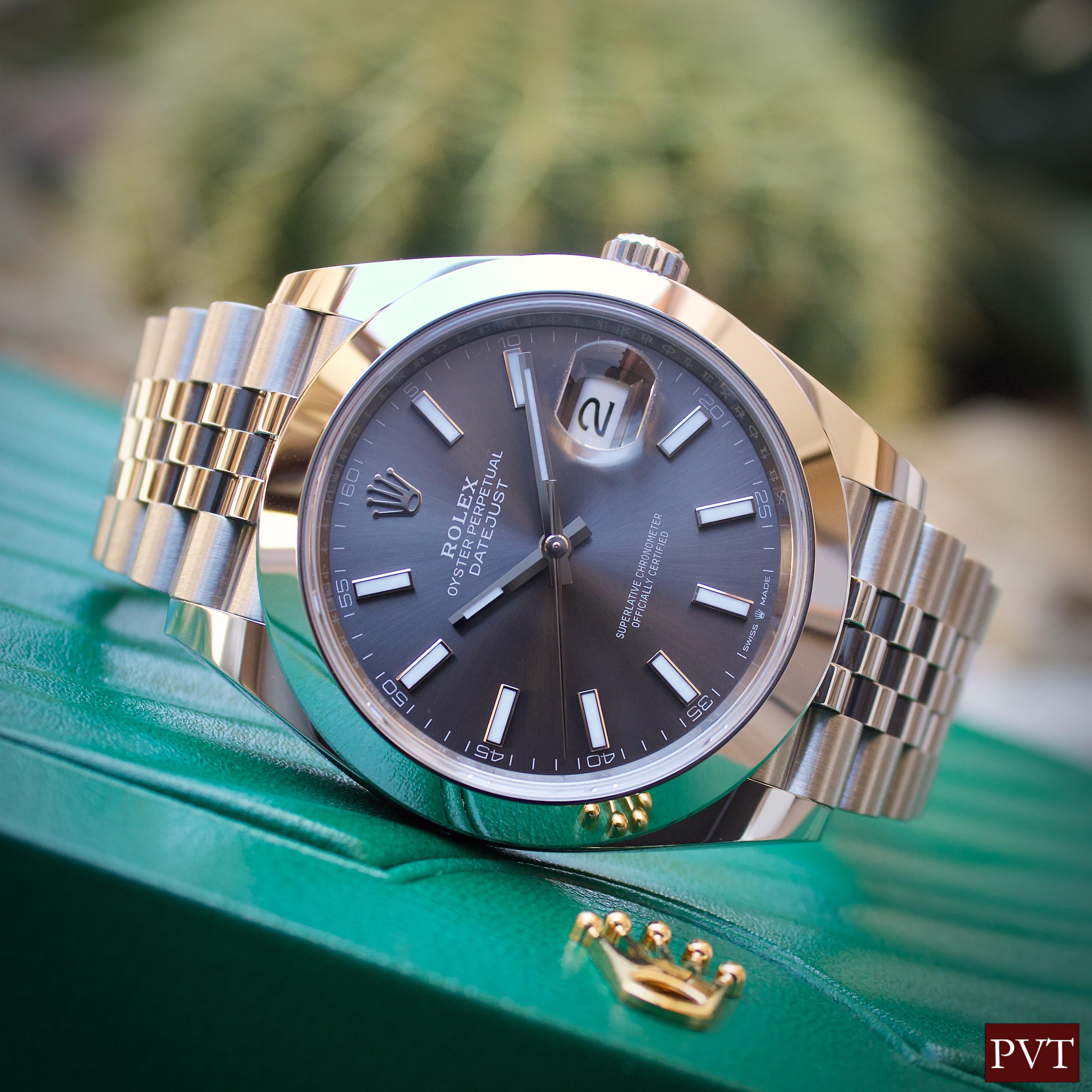 Rolex datejust hotsell 41 slate