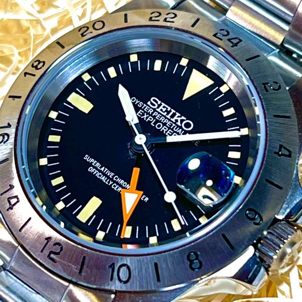 EXP 1I Ref.1655 TMIのNH34 GMT seiko mod watch/EXPLORERⅡ 1655 HOMAGE MODEL/NH34 /40mm