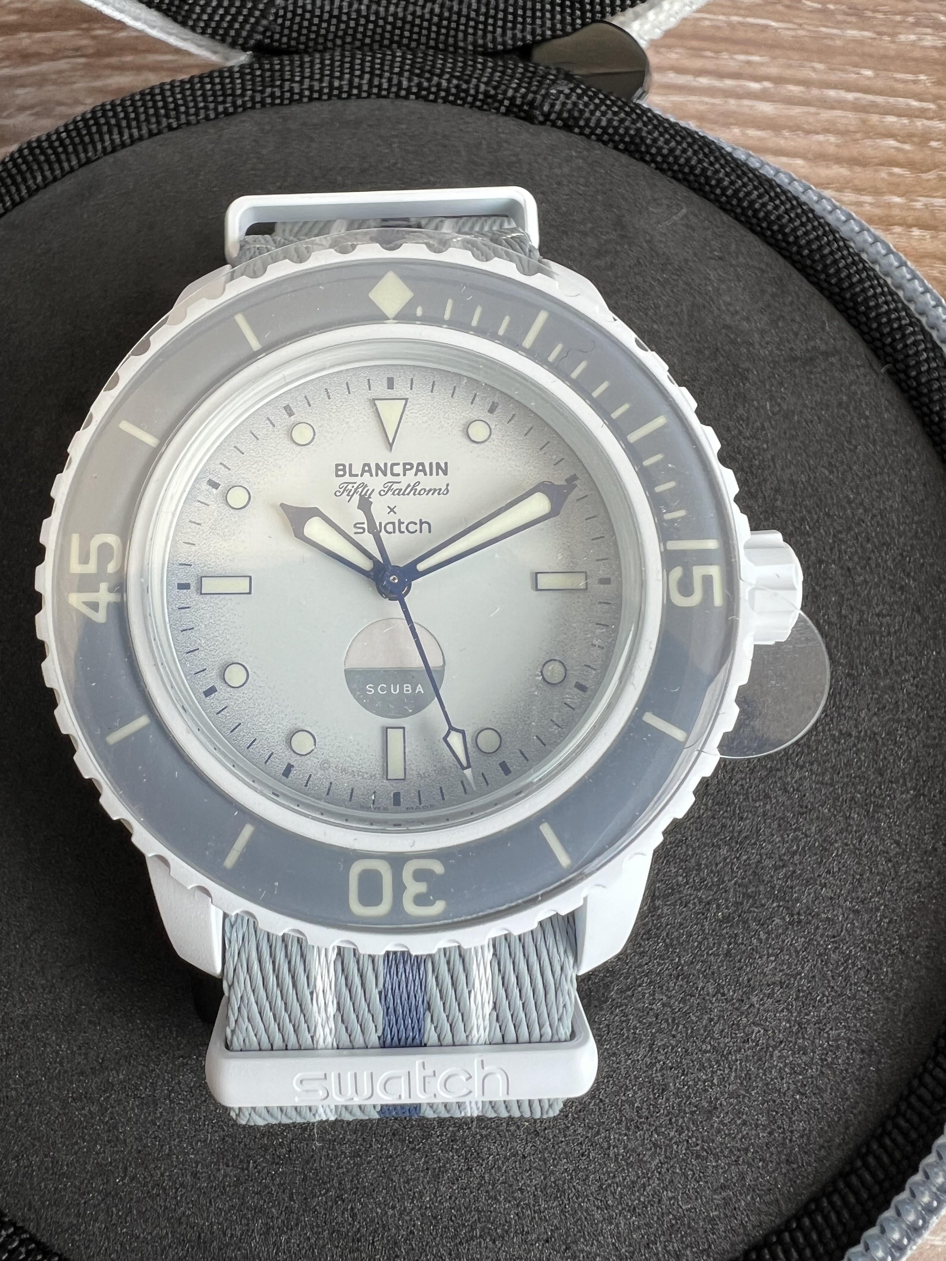 WTS Blancpain x Swatch Antarctic Ocean Fifty Fathoms Collection