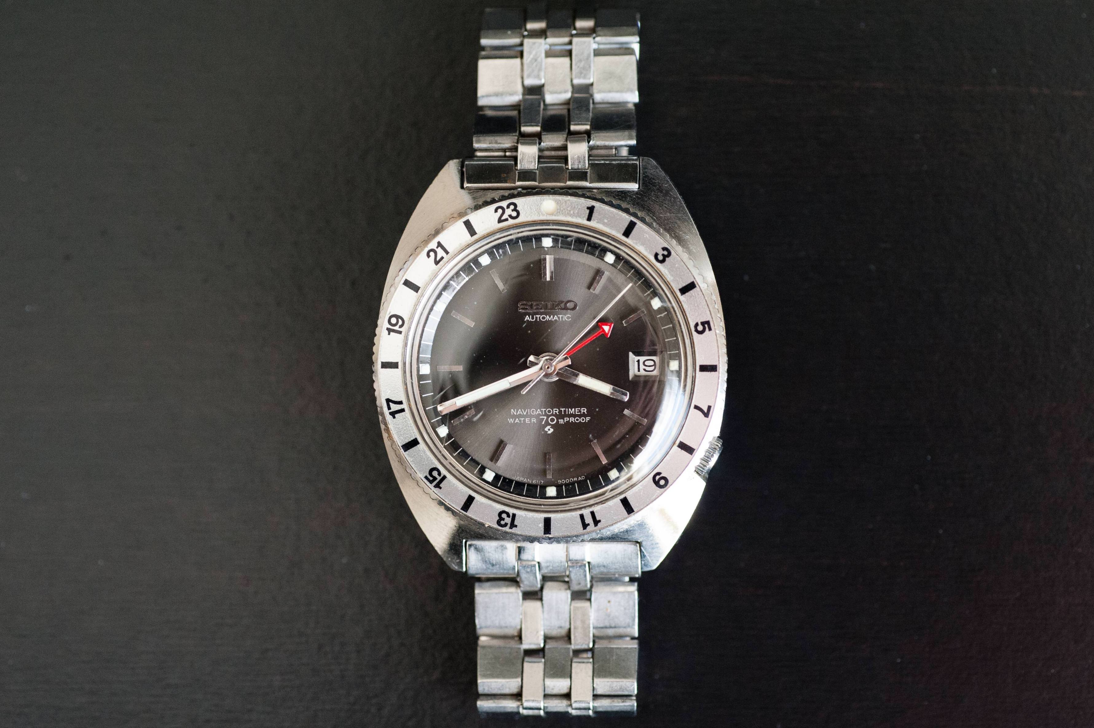 Sold Seiko 6117 8000 Navigator With 6117 800 Bracelet Watchcharts