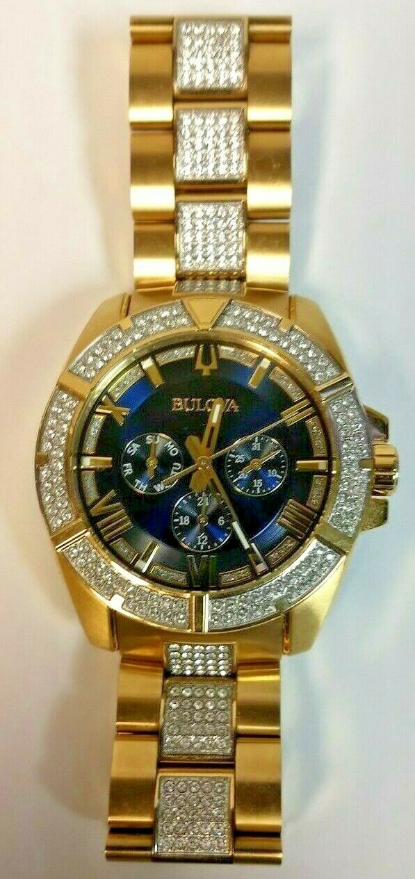 Iced out bulova discount watch