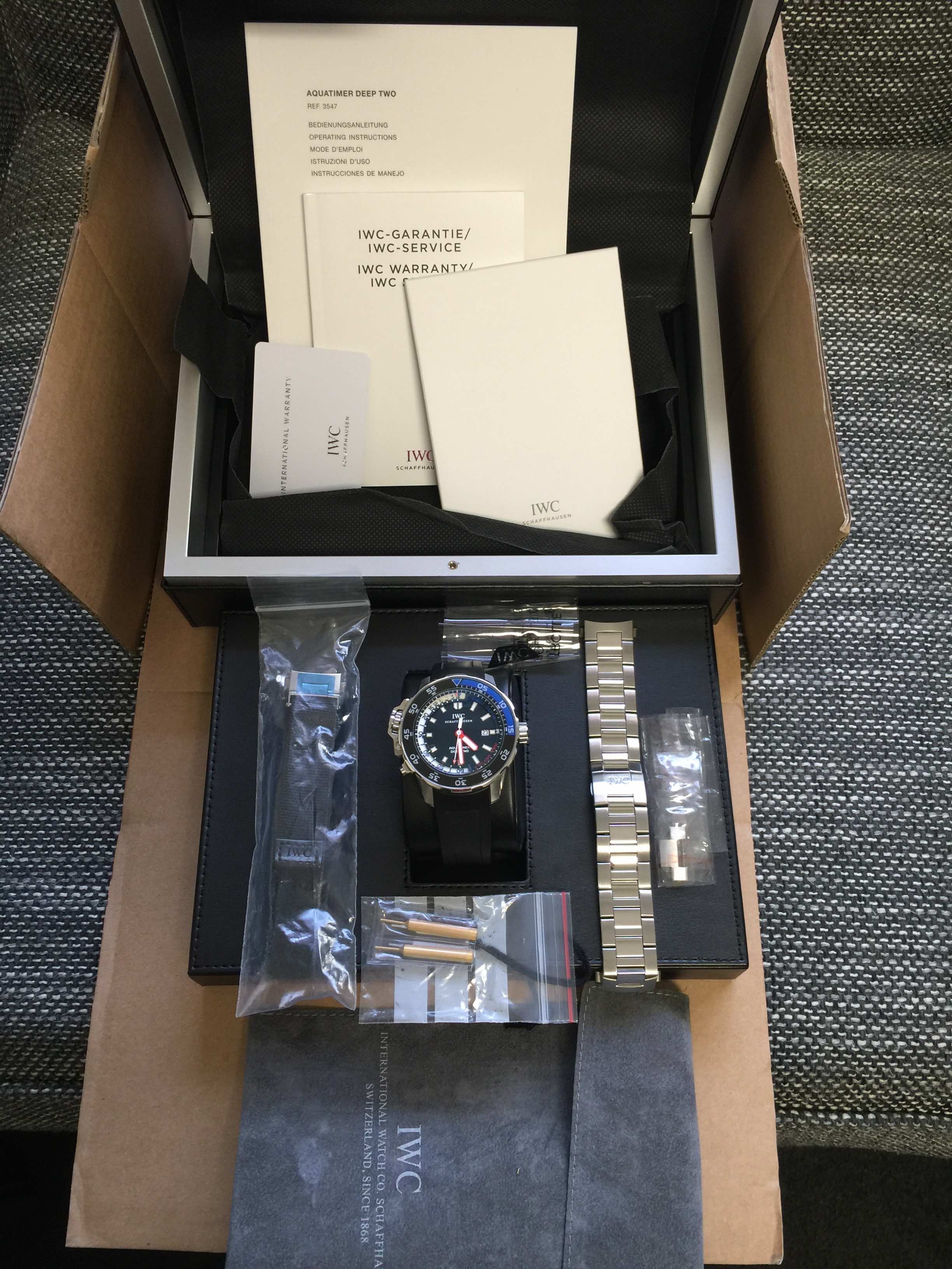 FS IWC Aquatimer Deep Two iw354702 WatchCharts