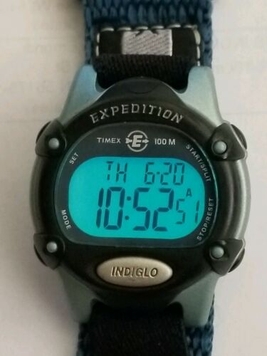 timex expedition indiglo digital