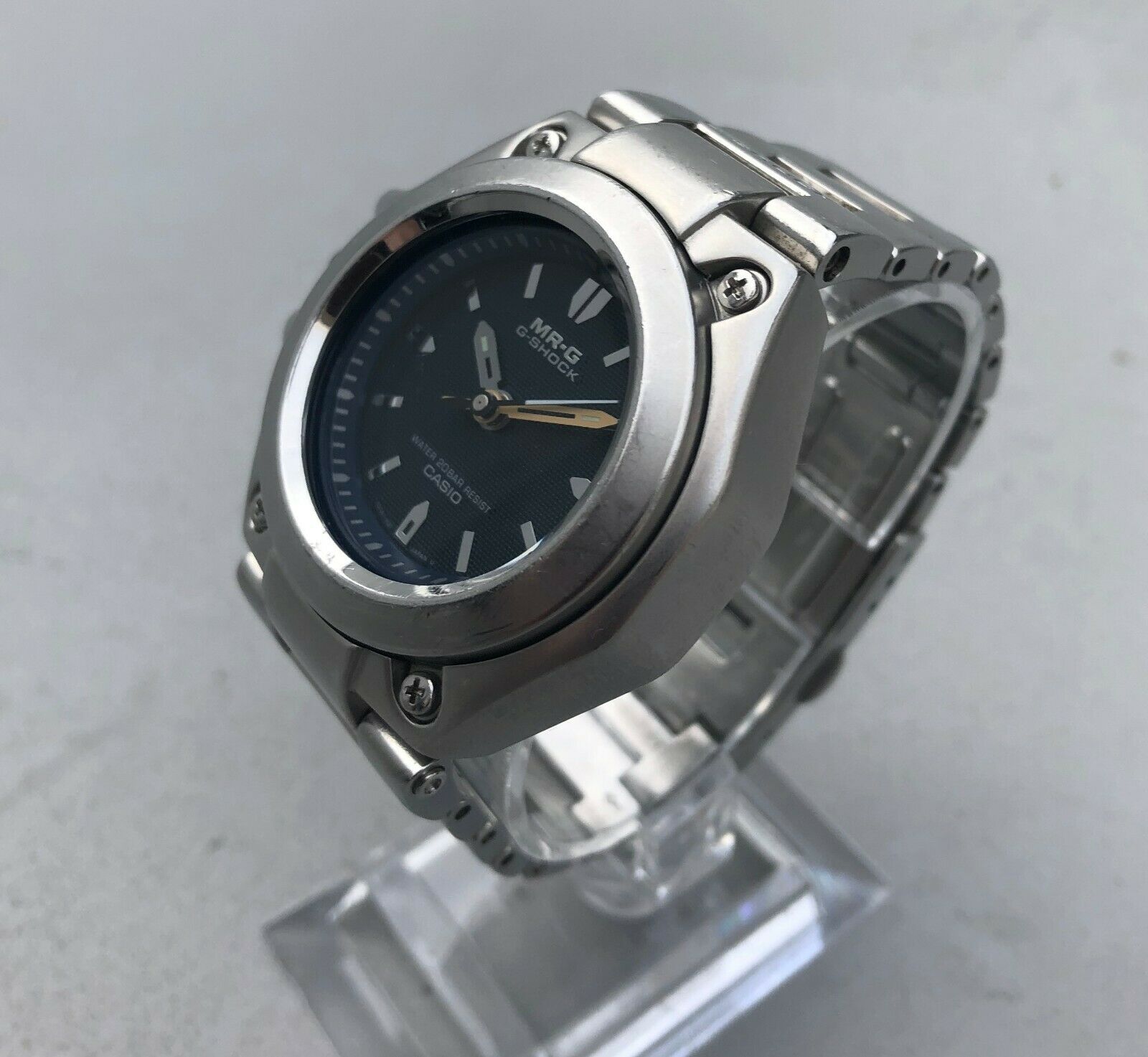 Casio G-Shock MRG-120-2A - SS - First Ever Analog MR-G - Rare 
