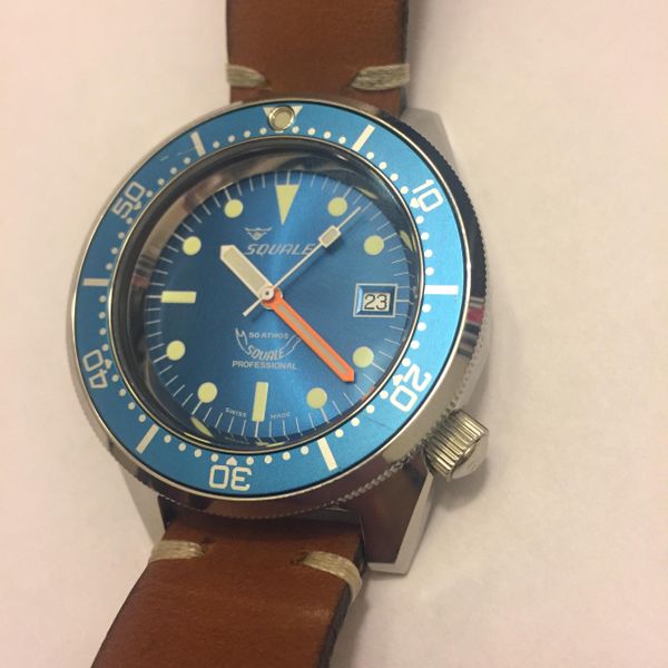 [wts] Squale 1521 W  Extra Strap & Bezel Insert 