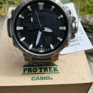 Casio Pro Trek Prw 60t 7aer Titanium Solar Watchcharts