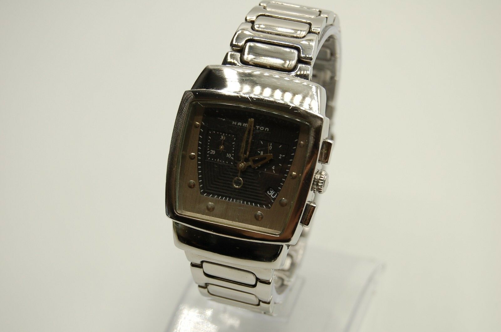 Hamilton Everest Chronograph 6333 Stainless Steel Watch! Rare