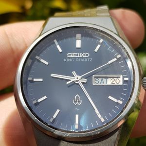 WTS] Seiko King Quartz 0853-8040 Blue Sunburst dial | WatchCharts