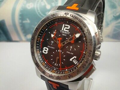 TISSOT 1853 T SPORT PRS330 CHRONOGRAPH DATE STEEL QUARTZ MEN S