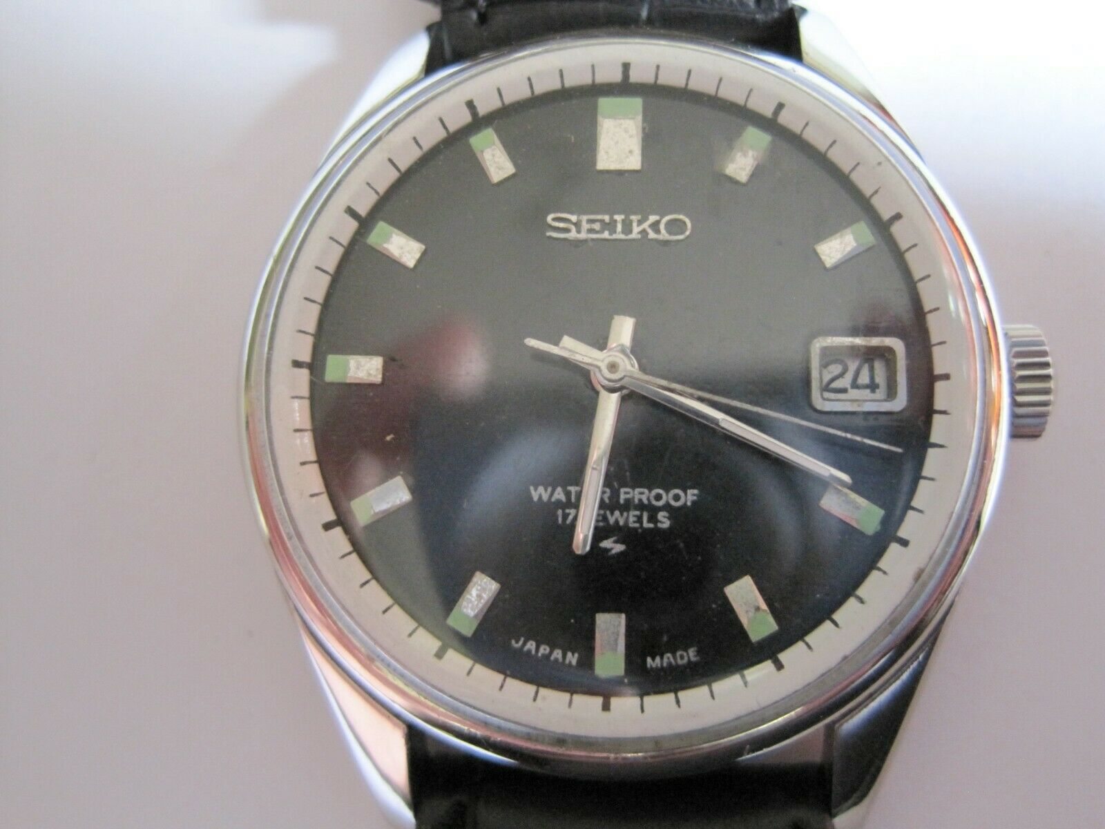 Rare 1962 Vintage Seiko 66-8070 Hand Winding Black Dial Gentleman's Watch |  WatchCharts