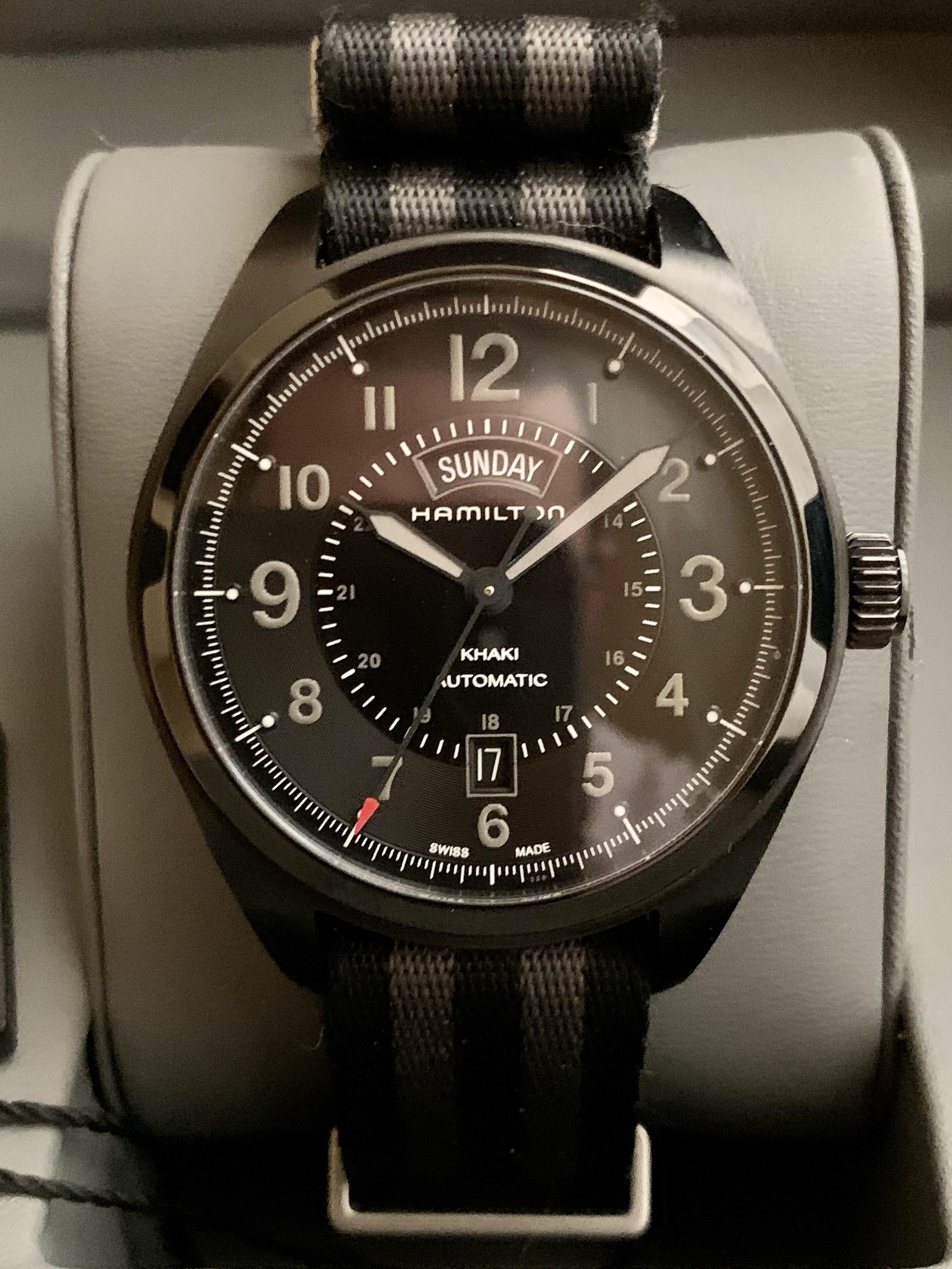 WTS] Hamilton Khaki Day Date Auto Pvd 42mm H70695735 | WatchCharts