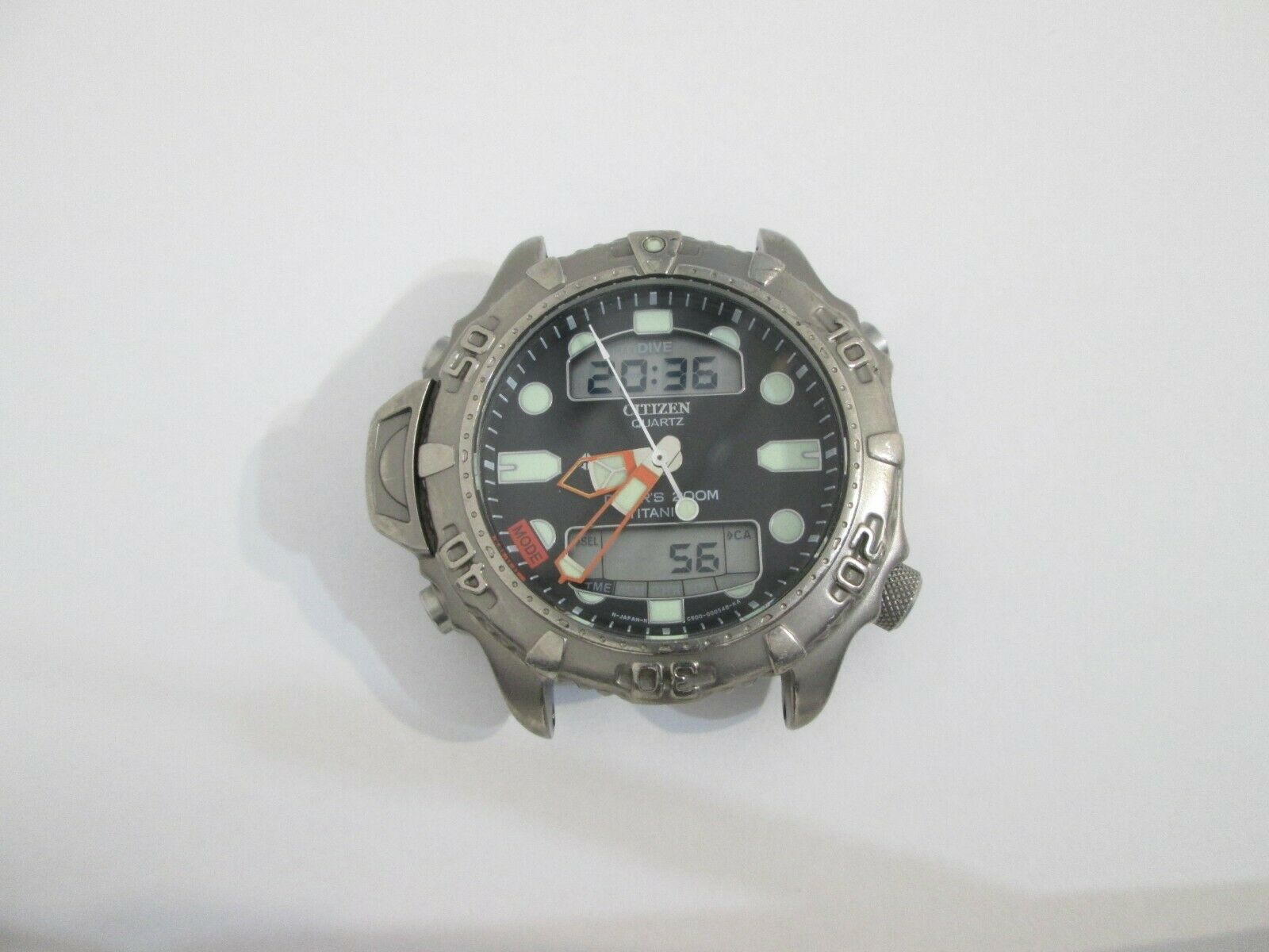 Citizen C500 200m Diver Aqualand Promaster Ana-Digi Titanium