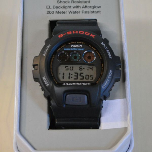 NEW Casio G SHOCK- DW6900-1VWTT 200 Meter Watch,Chronograph,Resin Strap ...