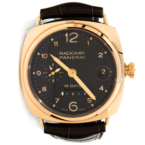 FS LNIB Pre Owned Panerai Radiomir 10 Days GMT PAM 497