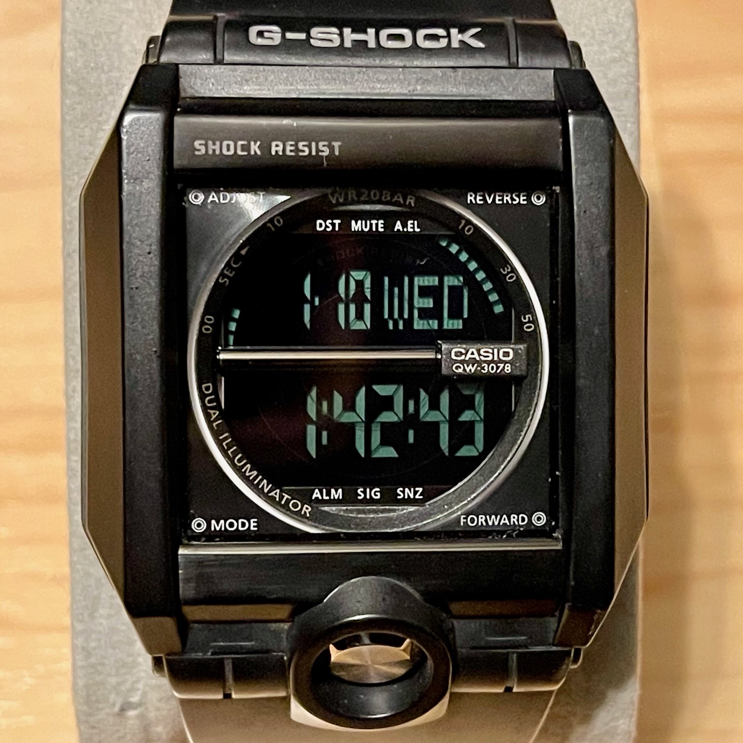 WTS] Casio G-Shock G-8100-1 Vintage Dual Illuminator Black 