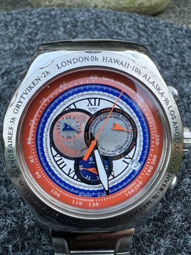 腕時計(アナログ) SWATCH IRONY TRAVEL MAN (YOS418G) SWATCH IRONY 'TRAVEL MAN' YOS418G Wristwatch | WatchCharts Marketplace