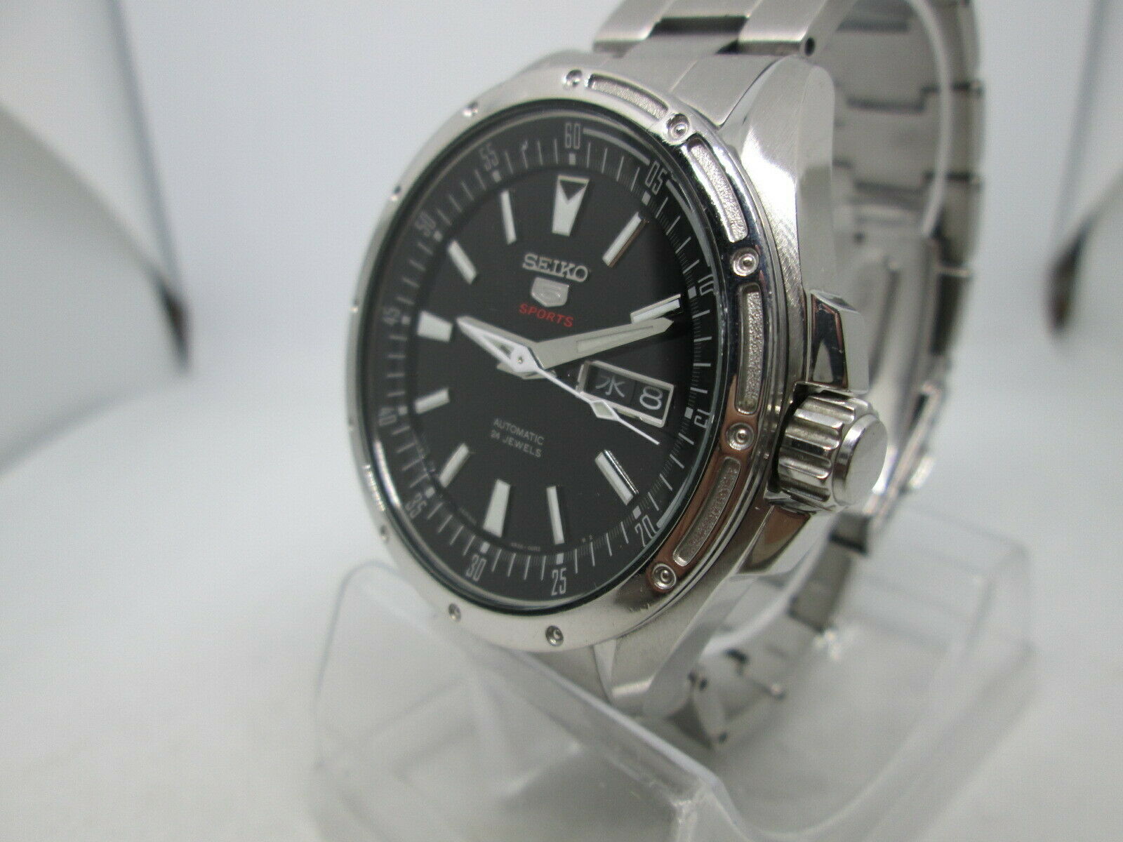 SEIKO 5SPORT 4R36-00E0(SRP517J1)44mm DAYDATE STAINLESS STEEL