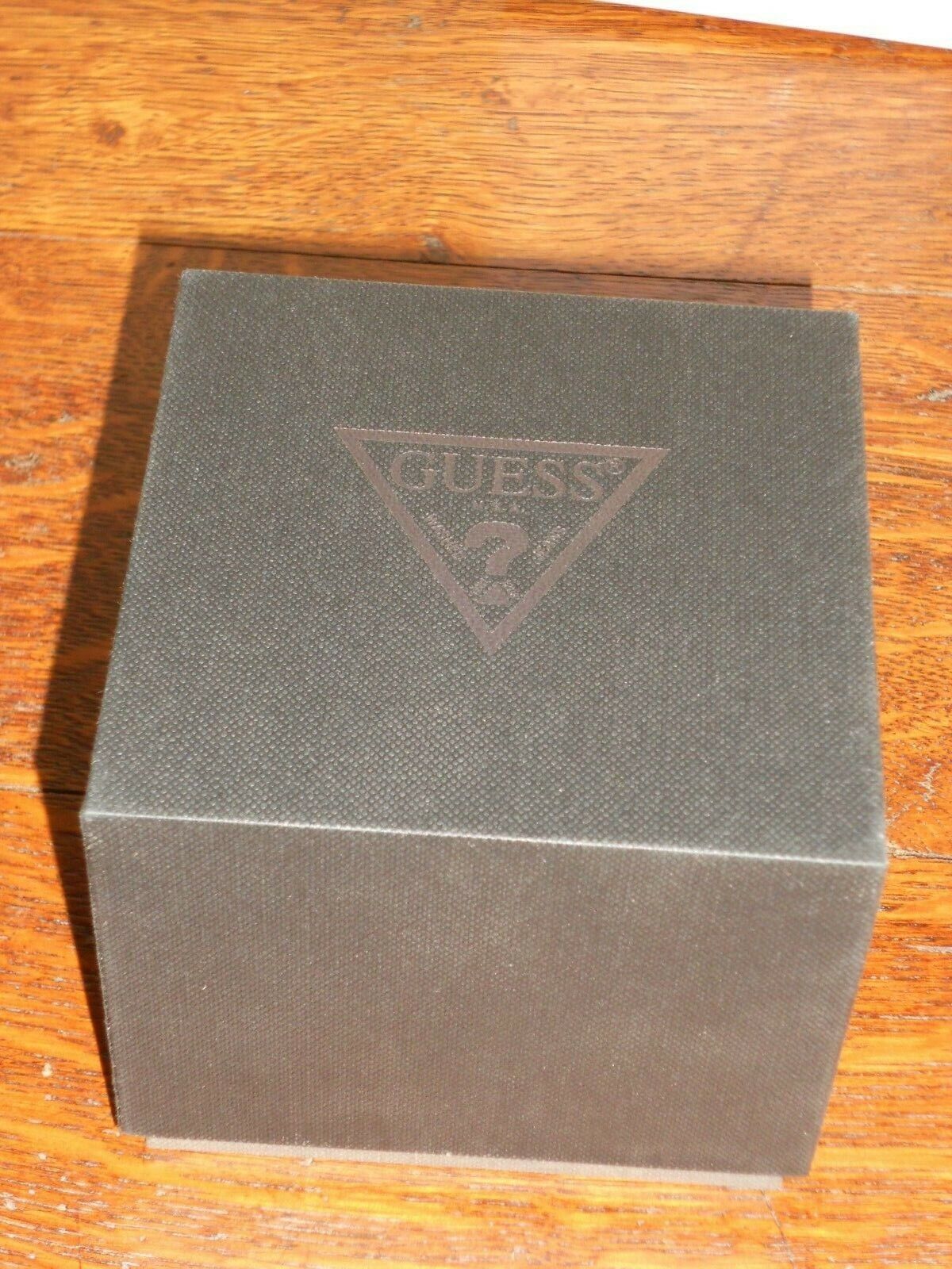 GUESS Legacy Quartz Blue Carbon Fiber Dial Men s Watch U1049G2 NIB