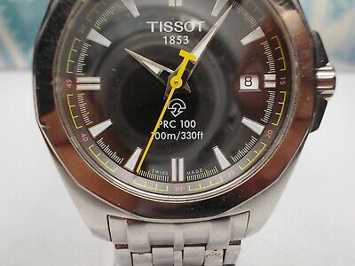 TISSOT 1853 PRC 100 DATE STEEL QUARTZ MEN S WATCH