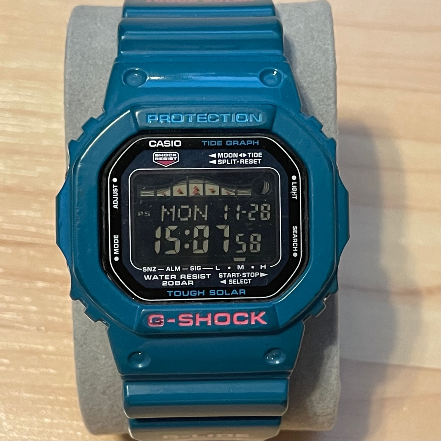 WTS] Casio G-Shock GRX-5600B-2 Tough Solar Tide Moon G-Lide Square