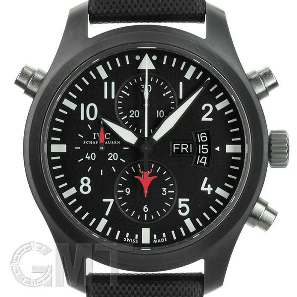 IWC Pilot Watch Double Chronograph Top Gun IW379901 IWC Used Men's Watch Free Shipping WatchCharts
