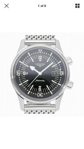 LONGINES LEGEND DIVER DATE Ref L3.774.4.50.6 Dial black Automatic