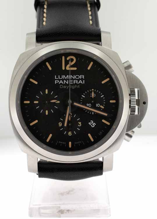 FS BNIB Panerai PAM 356 M Dirty Brown Dial Daylight Chronograph