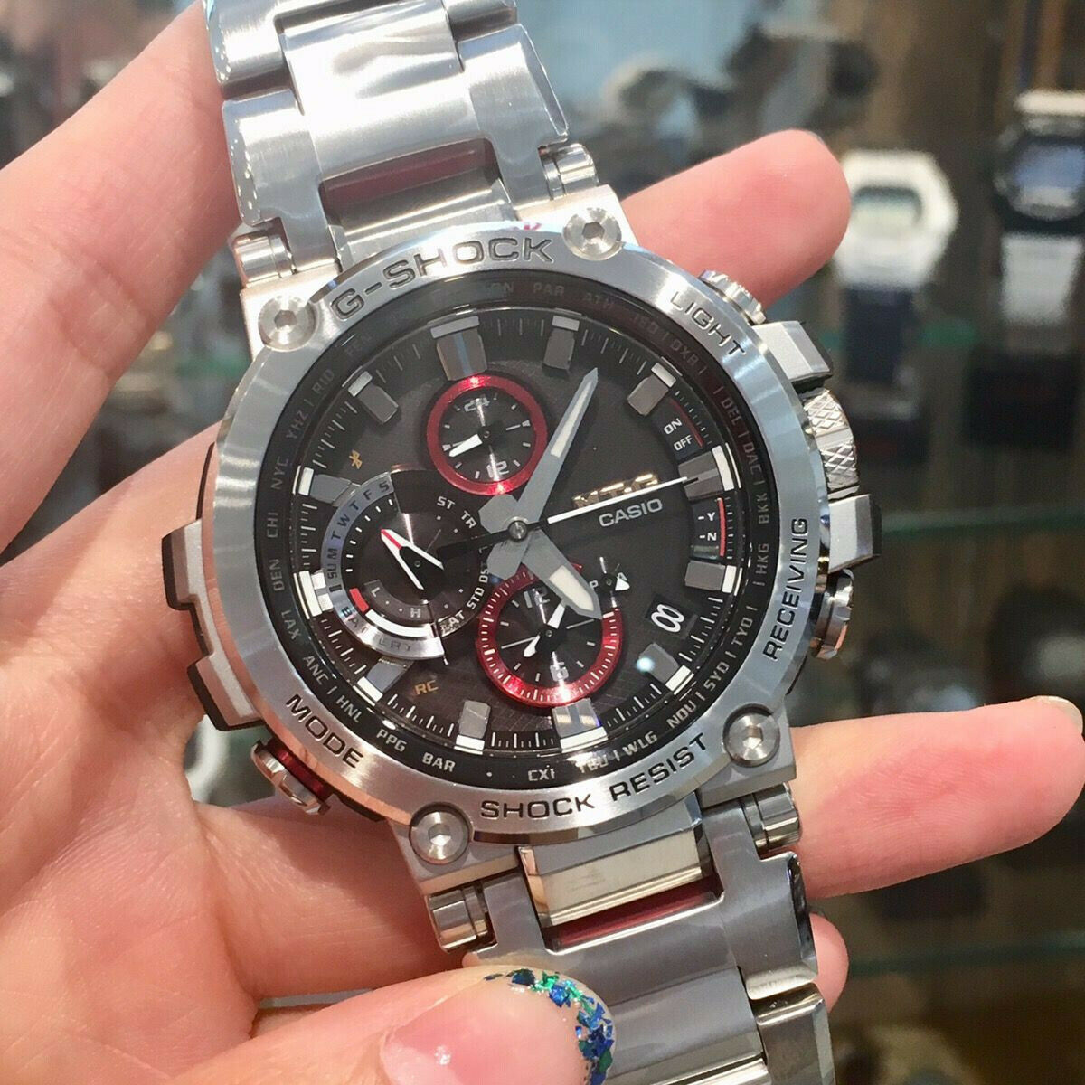 Mtg B1000d 1aer G Shock Mt G Funk Solar Herrenuhr Watchcharts