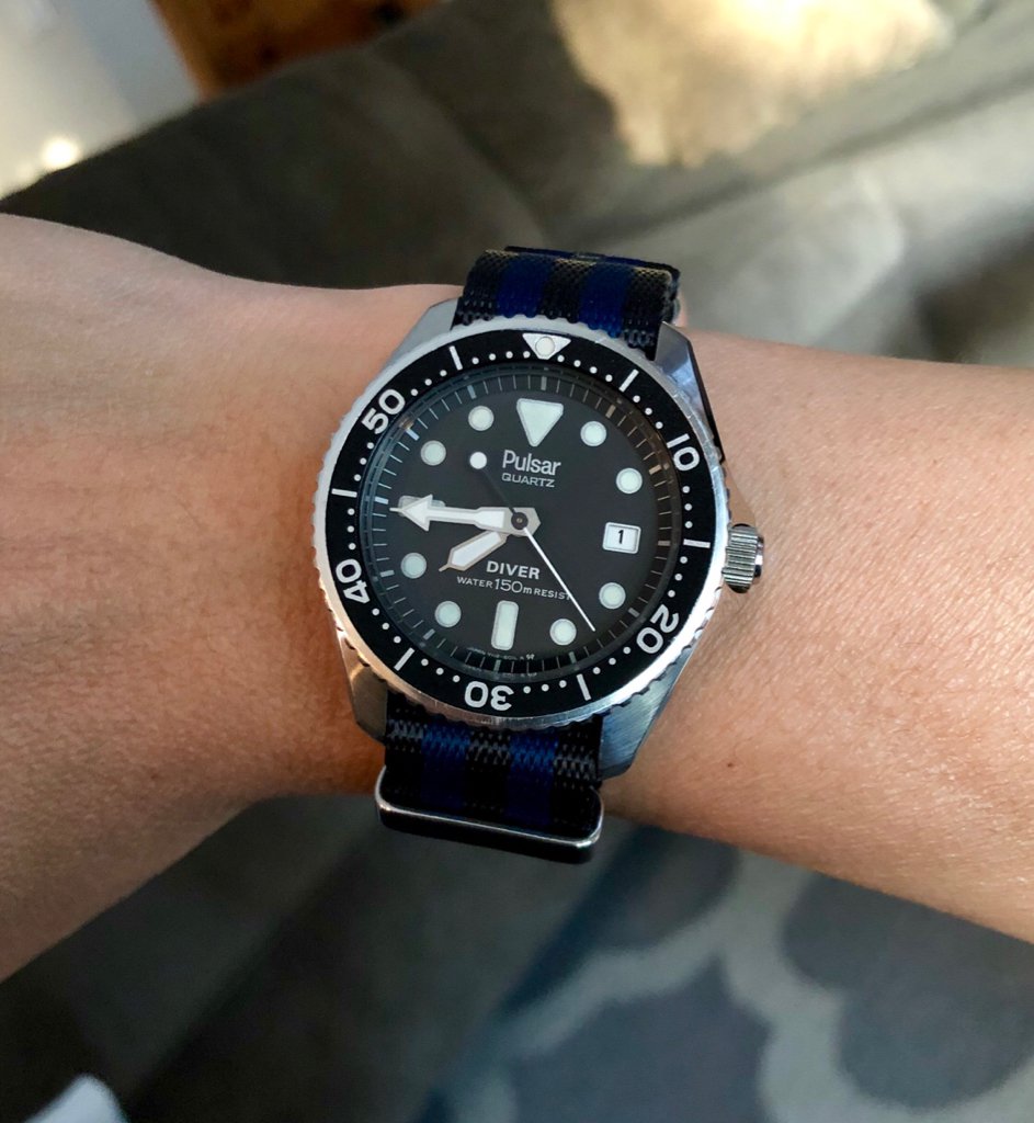 【希少】SEIKO　Pulsar　ビンテージダイバー 希少】SEIKO Pulsar ビンテージダイバー