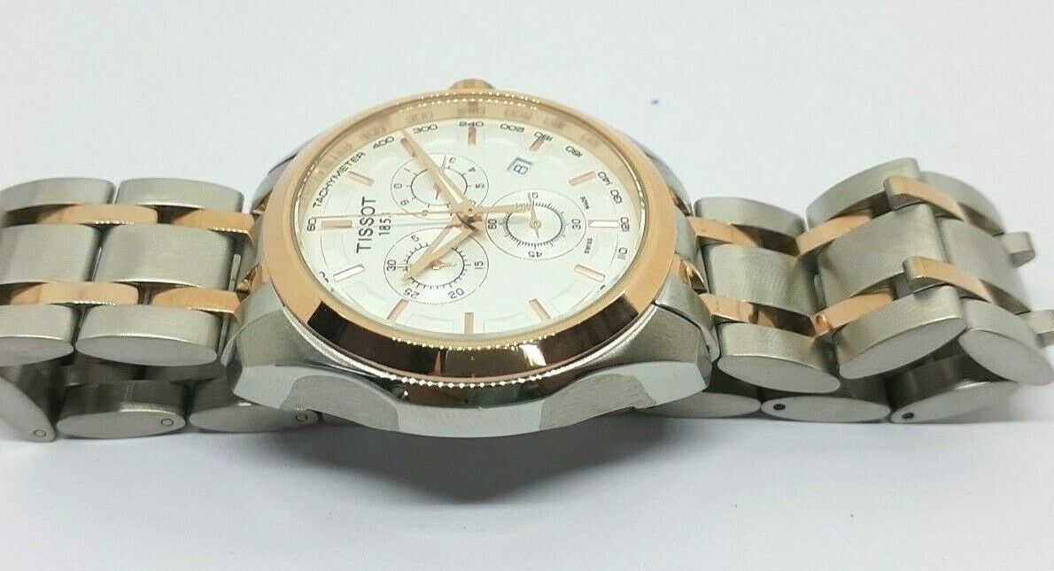 Tissot couturier clearance chronograph rose gold