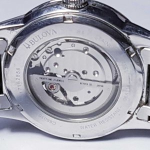 BULOVA 96A119 Skeleton Automatic 21 Jewels 42mm Men's Watch