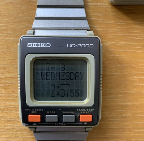 Vintage Rare Seiko UC-2000 Wrist Information System | WatchCharts