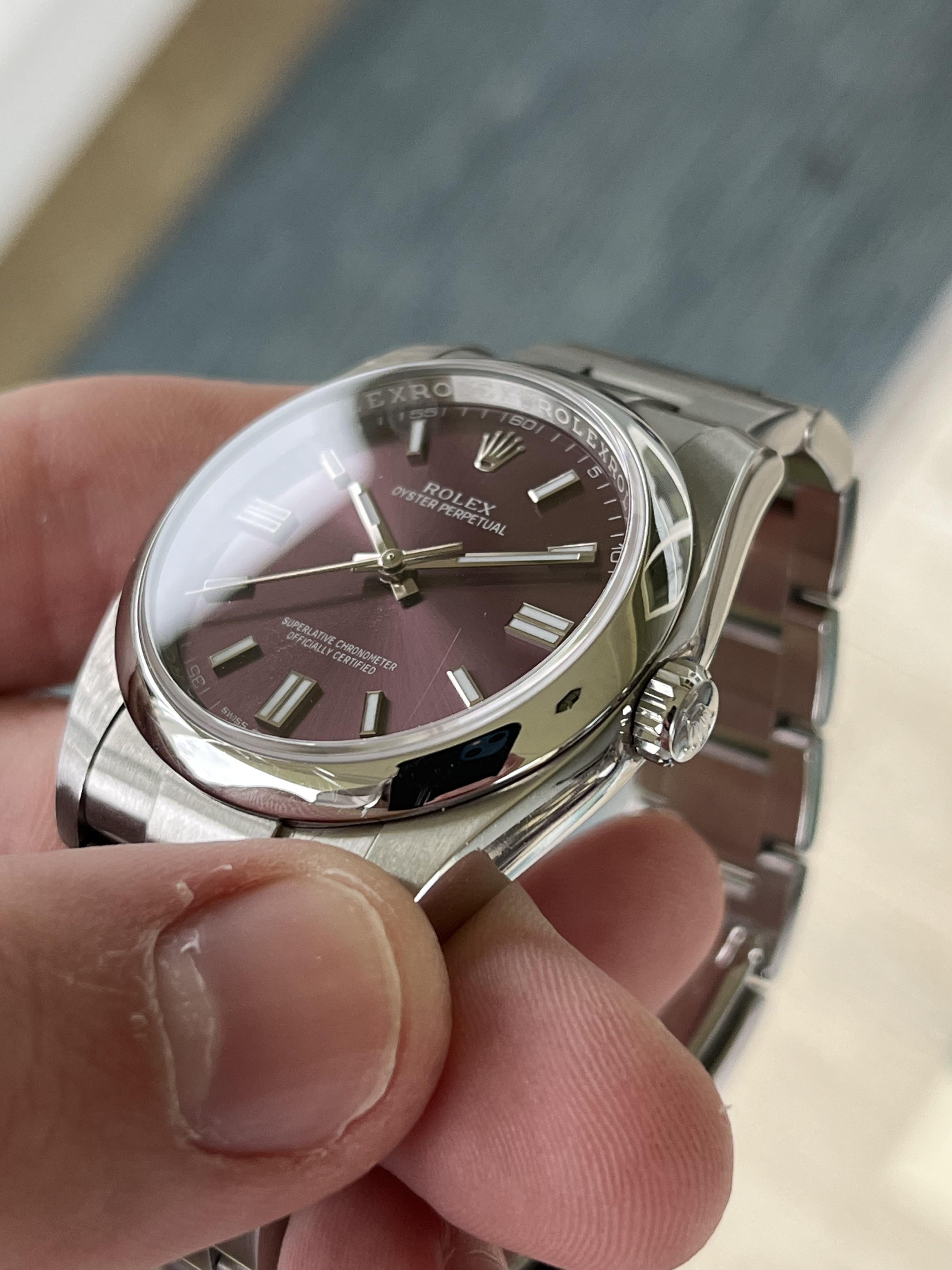 Rolex red grape discount 36mm