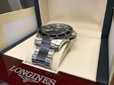 New Longines 44mm HYDROCONQUEST Quartz L38404966 Watch Blue Dial