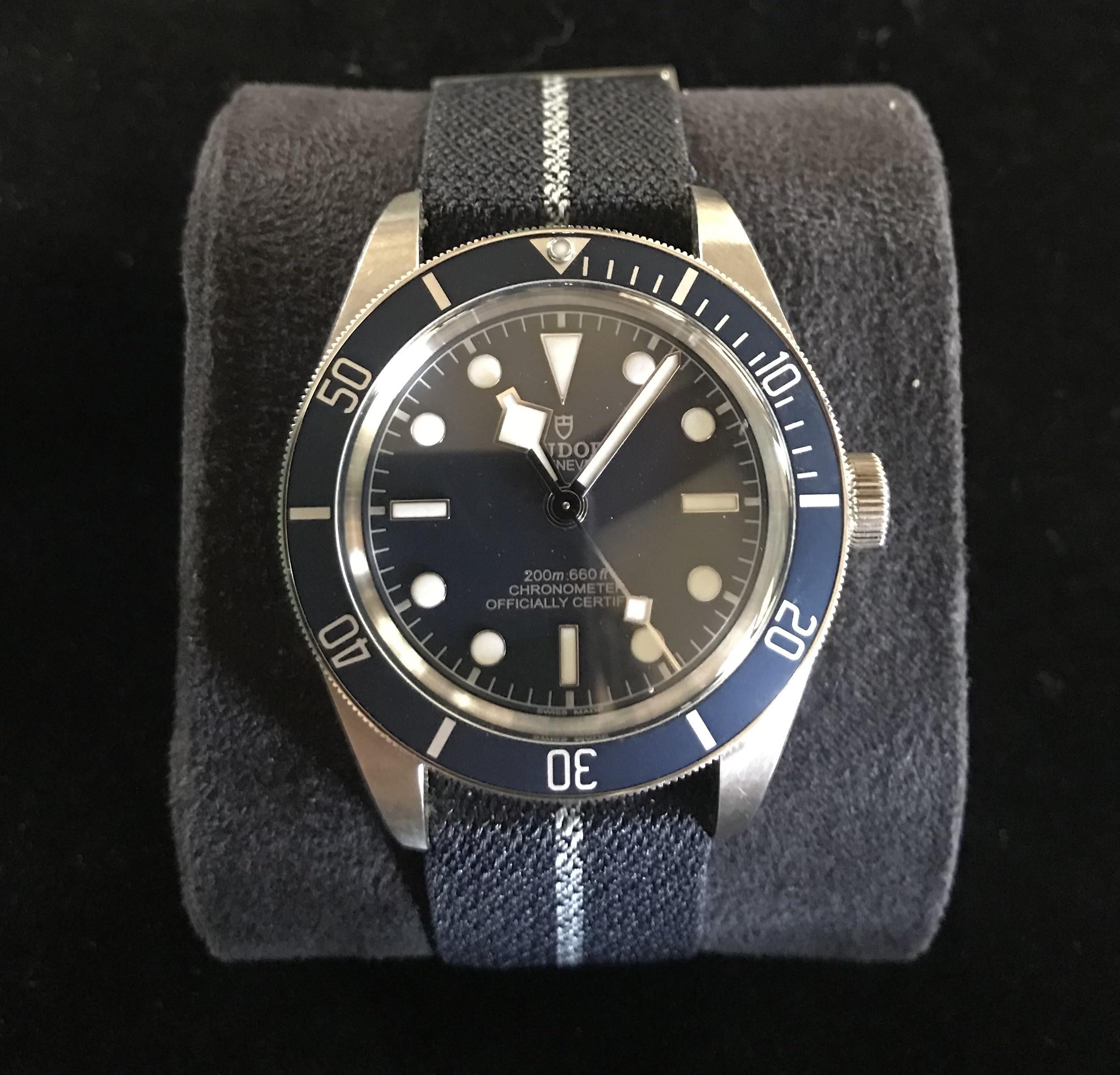 WTS Tudor BB58 Blue NATO and soft touch straps WatchCharts