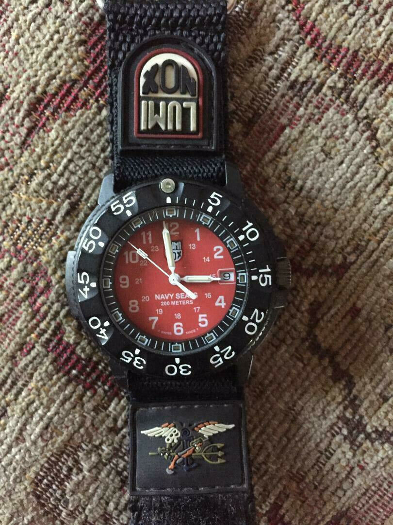 Luminox NAVY SEAL Watch Series 3000 Red | WatchCharts Marketplace