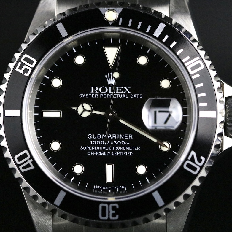 1996 Rolex 16610 Submariner with Rolex Service Card WatchCharts