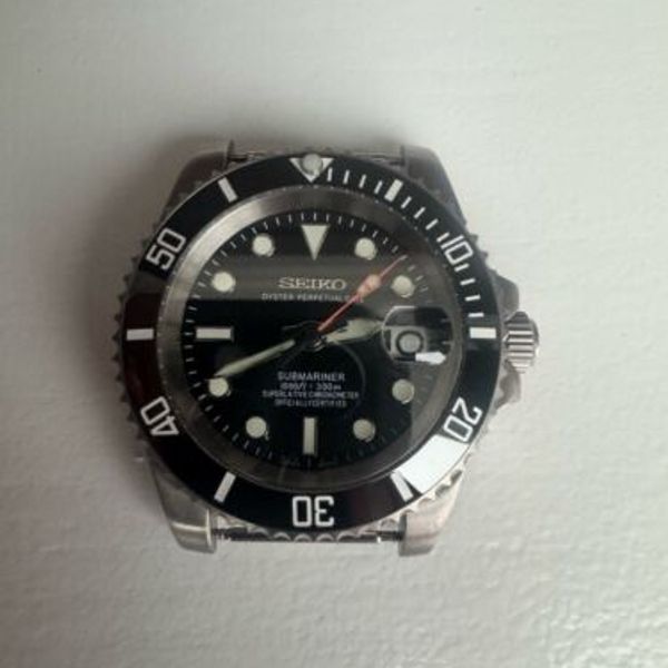 Seiko Submariner Style Mod Titanium Case | WatchCharts Marketplace