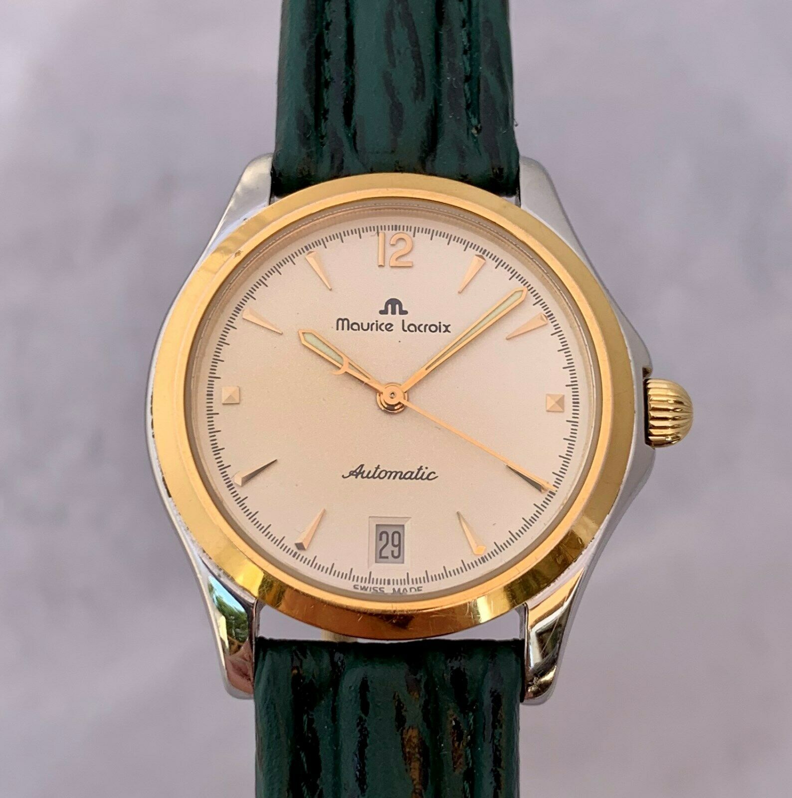 Maurice Lacroix Automatic Edelstahl Ref 68641 Sapphire Herrenuhr ETA 2824-2  | WatchCharts Marketplace