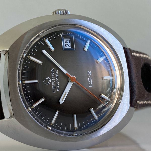 Montre Certina DS-2 Automatic - Réf. 5801 300 - 37 Mm - Année 1973 - Occasion
