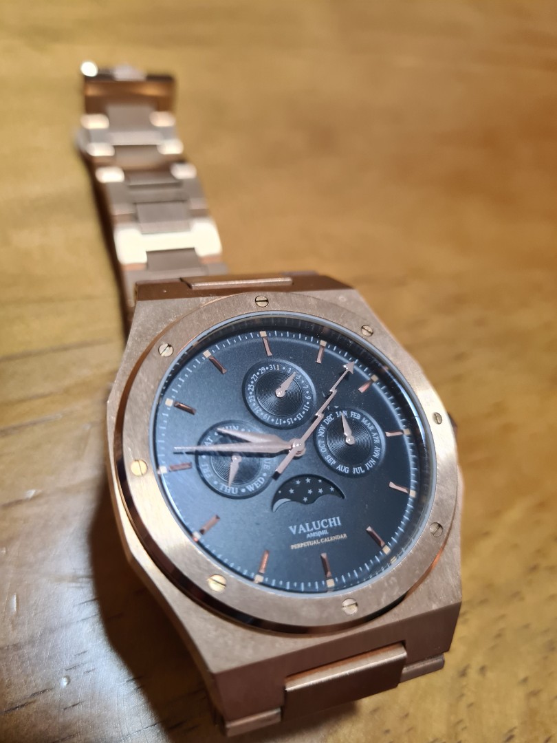 Valuchi Rose Gold Watch 40mm WatchCharts