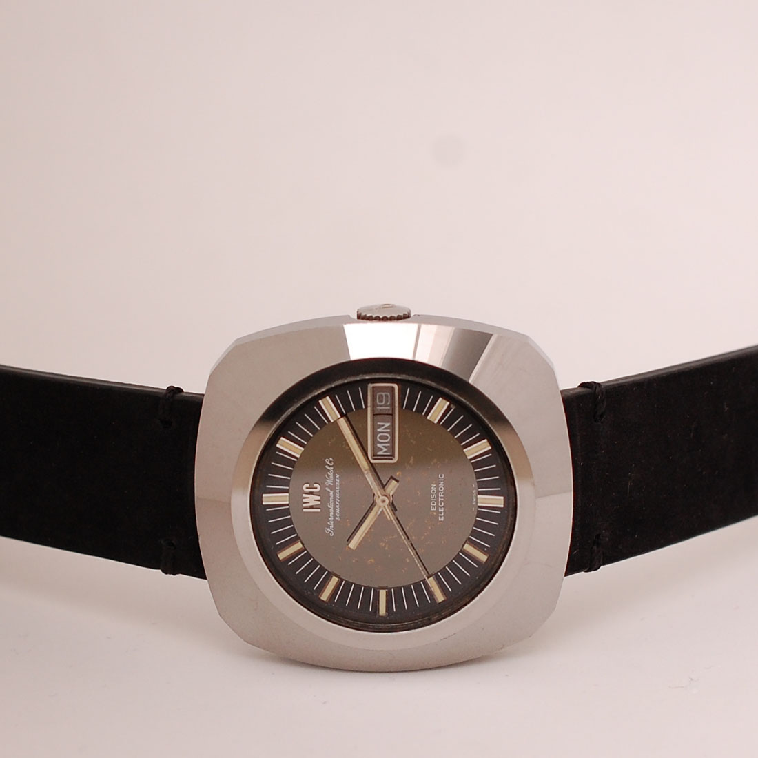 Vintage IWC Edison Electronic Watch With Tuning Fork Movement For 