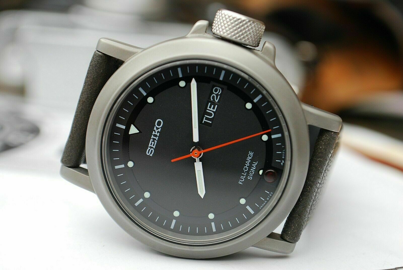 1986 Seiko 8T23-8020 First (and only) Hand-Wound Quartz